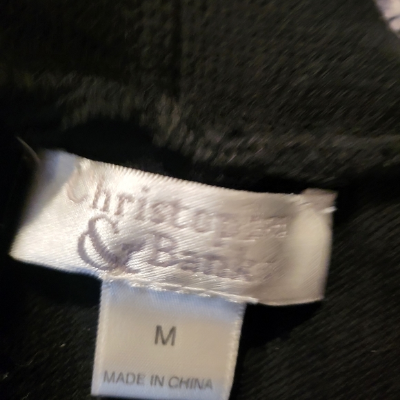 Christopher & Banks Black Beaded Cardigan Size M - Picture 4 of 6